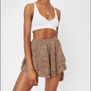 Nasty Gal Ruffle Tiered Shorts